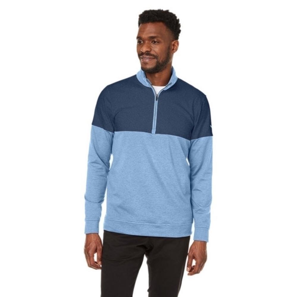 NWT PUMA Golf Cloudspun Warm Up Quarter-Zip with Truly Vodka Seltzer Logo
